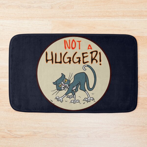 Item preview, Not a Hugger (cat) designed and sold by sandpiperstudio.