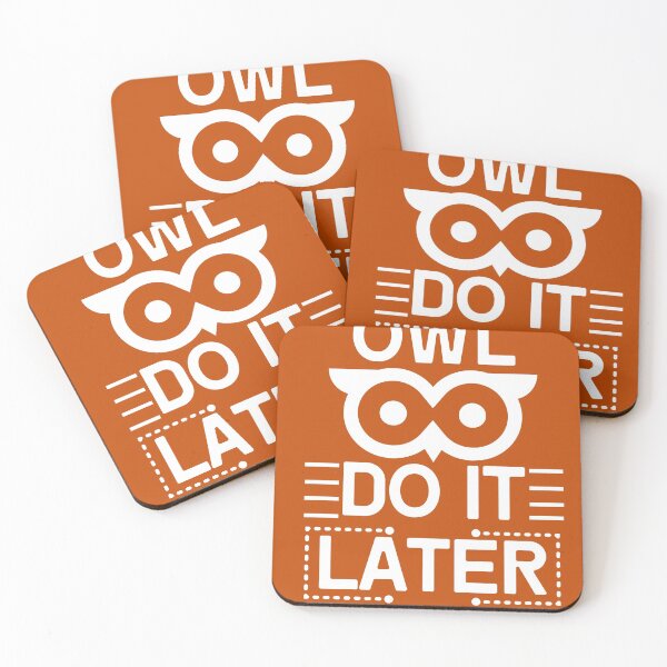 Item preview, Owl Do It Later designed and sold by aoichan3939.