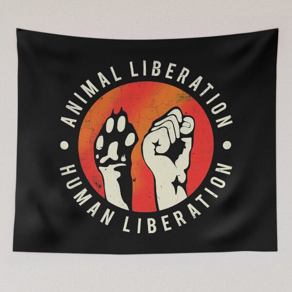 Item preview, Animal Liberation Human Liberation designed and sold by TheInsanely.