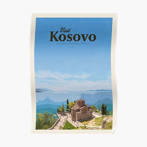 Besuchen Sie das Kosovo Poster