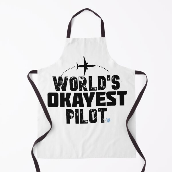 Item preview, World's Okayest Pilot funny pilot gifts and ideas designed and sold by The Full Cart.