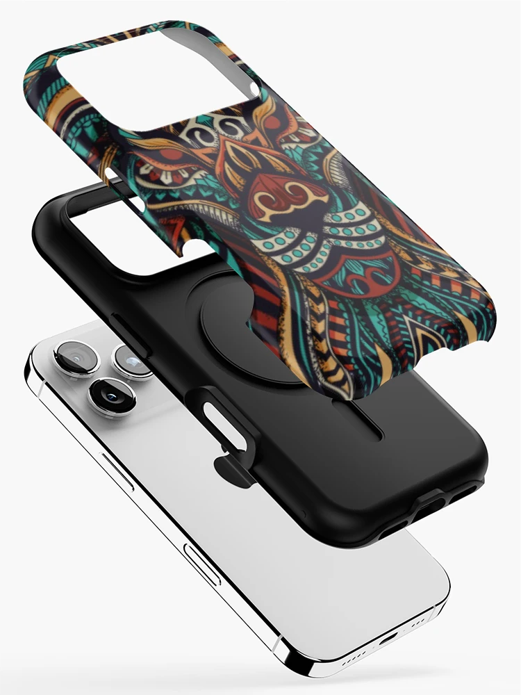 Thumbnail 2 of 4, iPhone Case, Lion mandala designed and sold by Rakos-Merch.