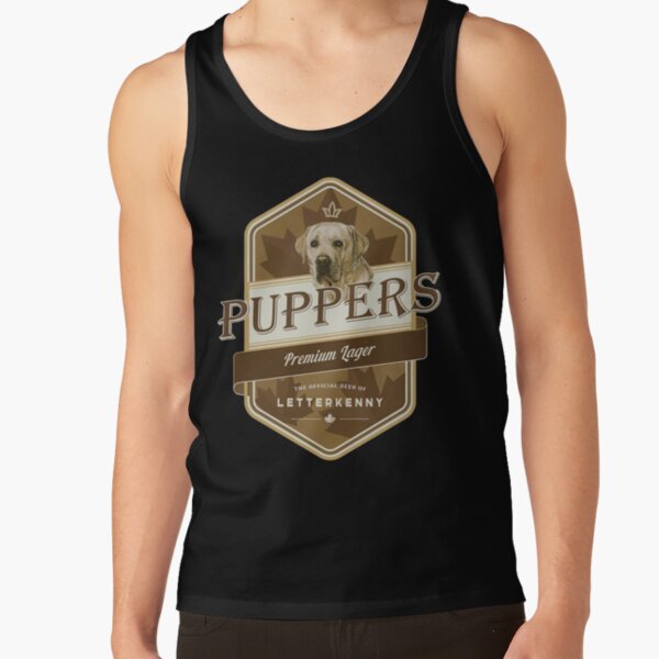 Letterkenny-Puppers-Premium-Lager-Beer Tank Top