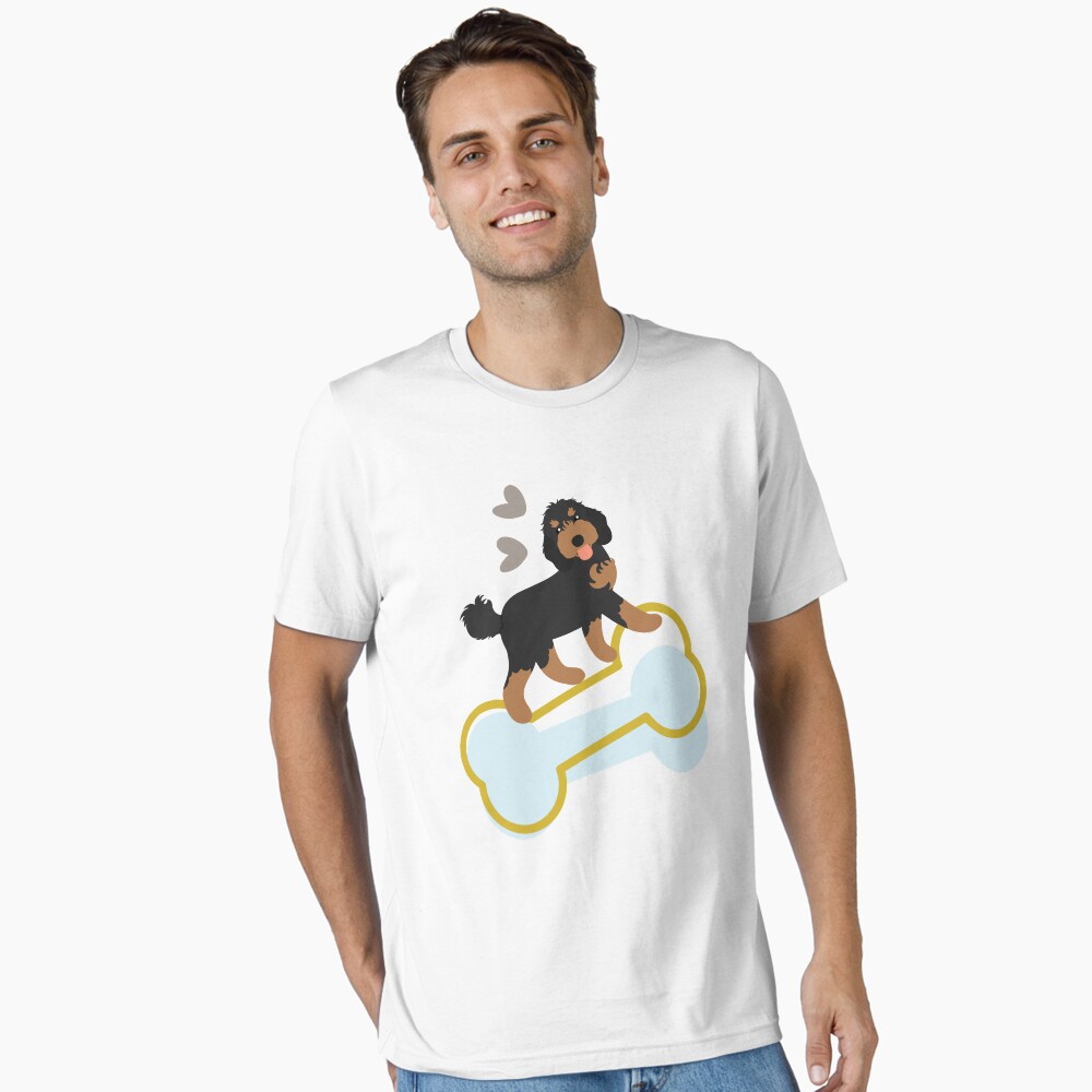 "Cute Black and Tan Phantom Cockapoo Cavapoo Cavoodle" Sticker for Sale ...