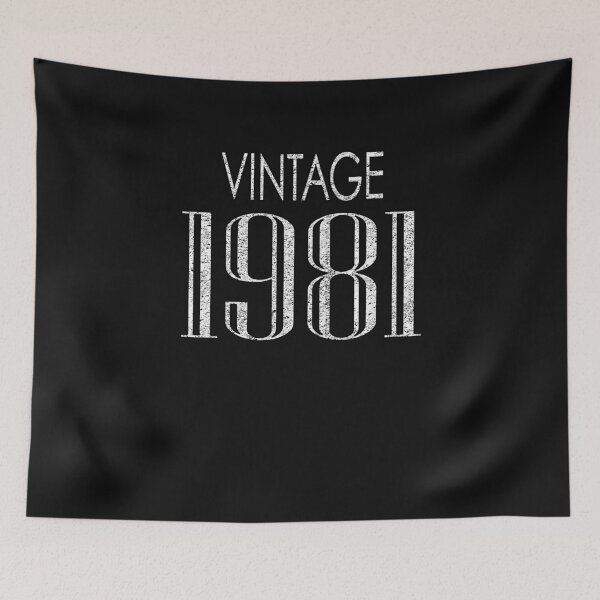Item preview, Vintage 1981 Birthday Legendary Retro Design designed and sold by xlshirt.