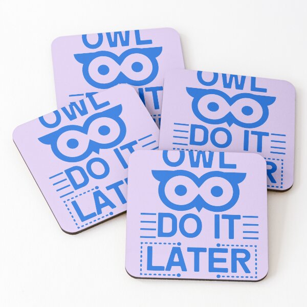 Item preview, Owl Do It Later designed and sold by aoichan3939.