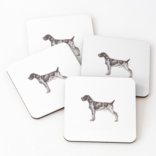 Item preview, German Wirehaired Pointer Dog Breed Show Stack Stand designed and sold by Amber Westwood.