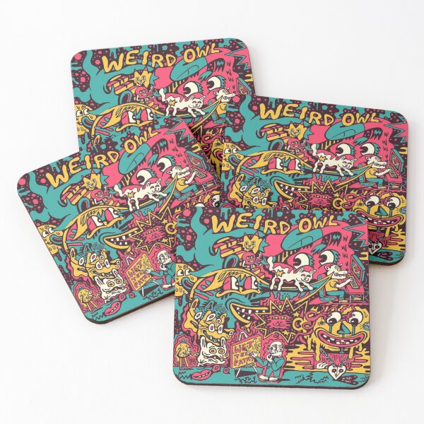 Item preview, Weird Owl Abstract Art designed and sold by TheAsianOne.