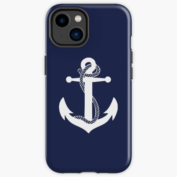 Anchor White iPhone Tough Case