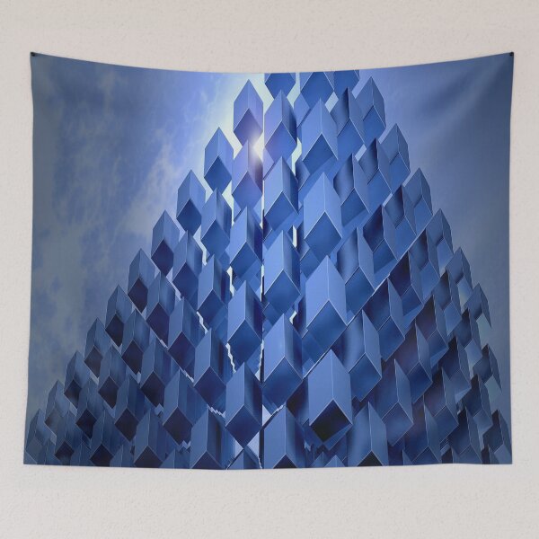 Item preview, 3D cubic futuristic design designed and sold by Rajzone.