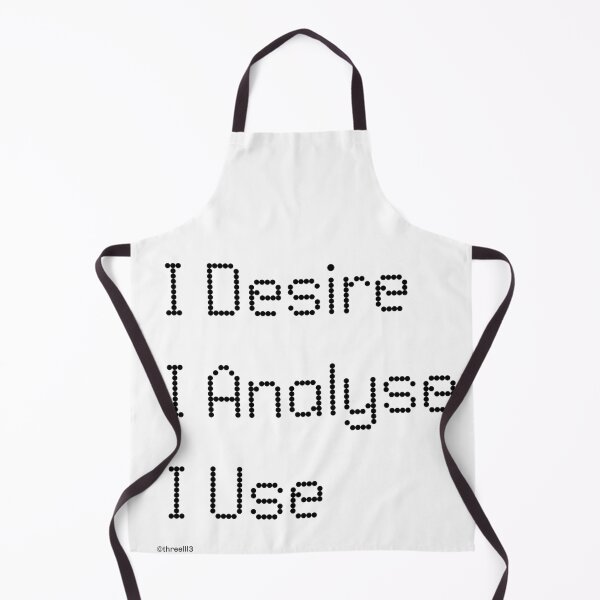 Item preview, I Desire, I Analyse, I Use designed and sold by threelll3.