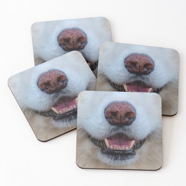 Item preview, White furry dog mouth designed and sold by DK-PODsolutions.