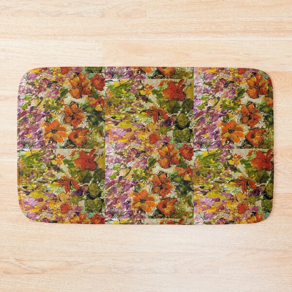 Item preview, Blue BAY Floral from Original Acrylic Design VIVBRAD  designed and sold by vivbrad.
