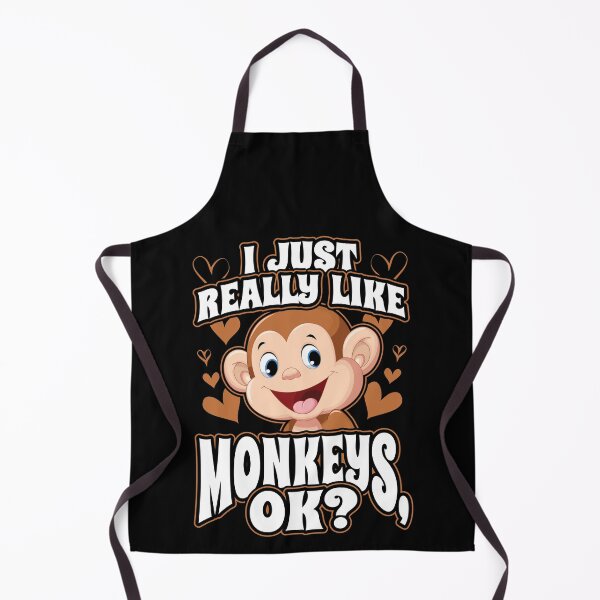 Item preview, I Just Really Like Monkeys OK designed and sold by Hananiah Merch.