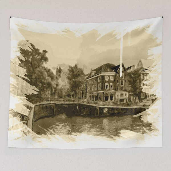 Aperçu de l'œuvre Pont-canal d'Amsterdam créée et vendue par Fashimation20.