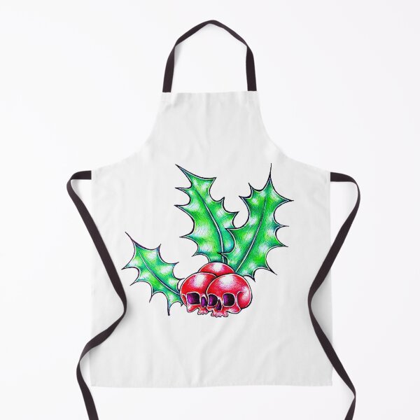 Item preview, Holly skulls designed and sold by Megoboom.