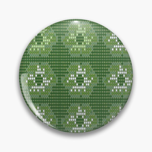 Item preview, Mosaic daisy chains green designed and sold by nativeNative.