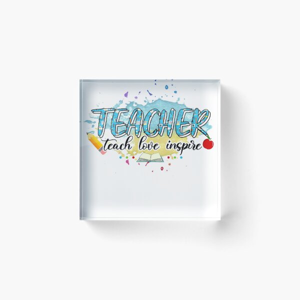 Item preview, Teach love inspire-teacher love student gift designed and sold by Enraged46.