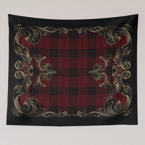 Item preview, baroque and plaid designed and sold by Beyhandesgn.