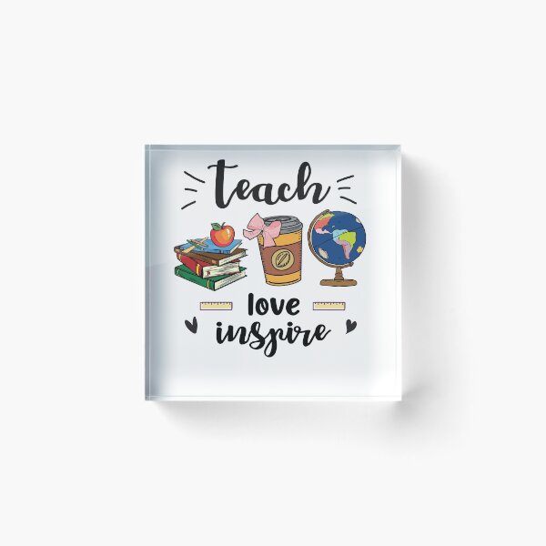 Item preview, Teach love inspire-teacher love student gift designed and sold by Enraged46.