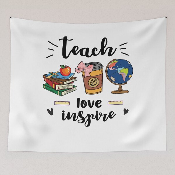 Item preview, Teach love inspire-teacher love student gift designed and sold by Enraged46.