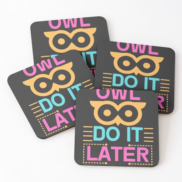 Item preview, Owl Do It Later designed and sold by aoichan3939.