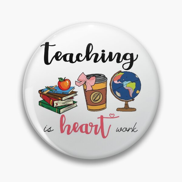 Item preview, teaching is a heart work Teach love inspire-teacher love student gift designed and sold by Enraged46.