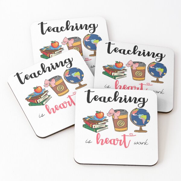 Item preview, teaching is a heart work Teach love inspire-teacher love student gift designed and sold by Enraged46.