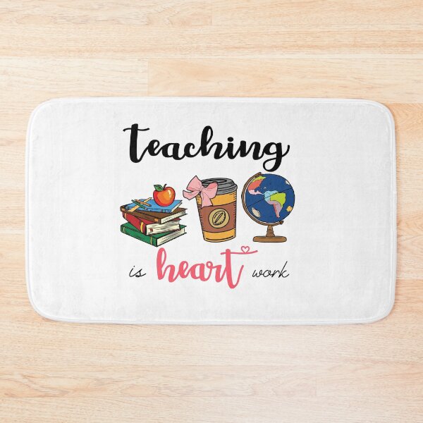 Item preview, teaching is a heart work Teach love inspire-teacher love student gift designed and sold by Enraged46.