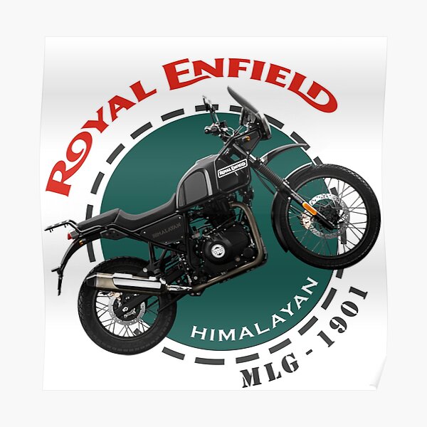 Der Royal Enfield Motorcycles Himalayan Poster