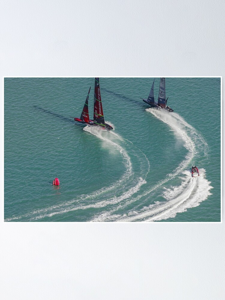 Americas Cup Sailing Poster 