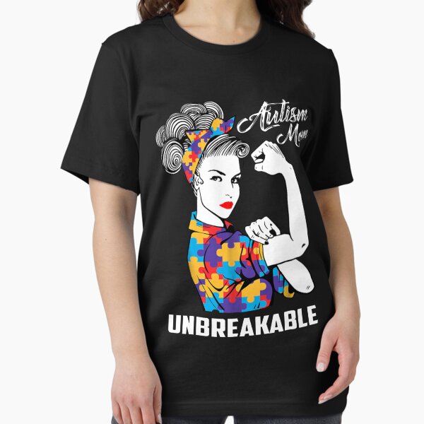 Proud Mom Of An Autism Warrior Unbreakable Shirt Proud Mom Of An Autism Warrior Unbreakable Shirt