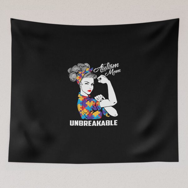 Item preview, Autism Mom Unbreakable Autism Awareness Gift designed and sold by Ibettson Justine.