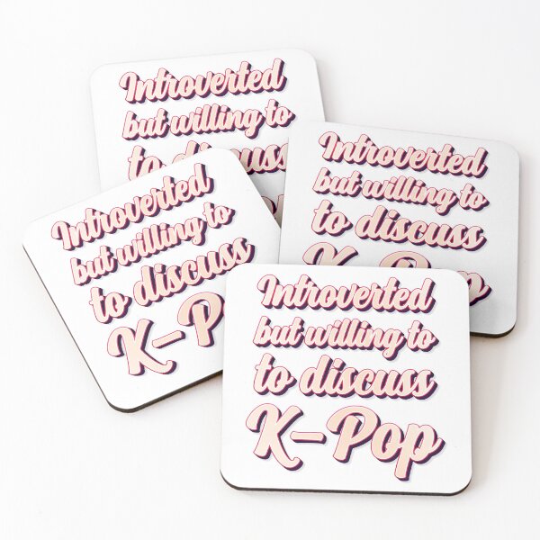 Item preview, Introverted But Willing To Discuss K-Pop designed and sold by johnta17.