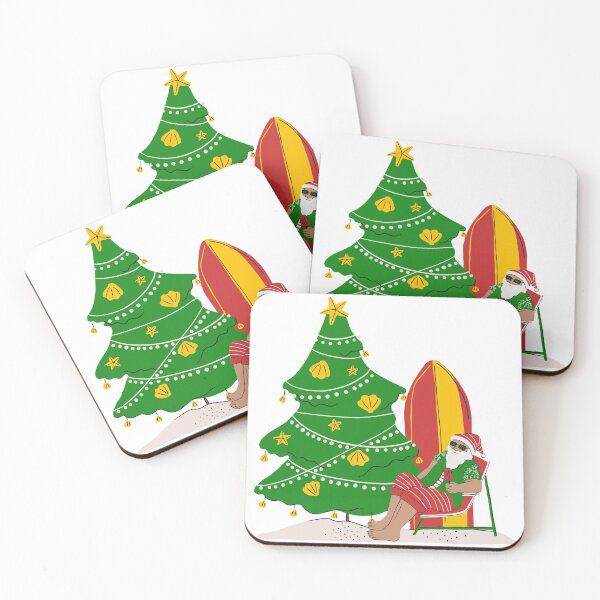 Item preview, Ho Ho Holidaying Santa (Green Tree) designed and sold by Rosinda.