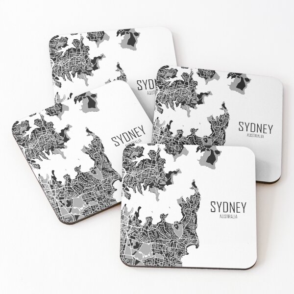 Item preview, Sydney Map designed and sold by pinspace.