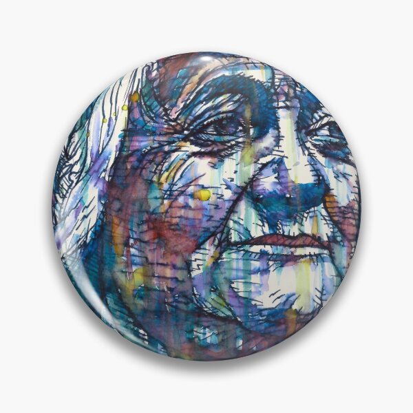Item preview, CLARA ZETKIN retrato en acuarela y tinta designed and sold by lautir.