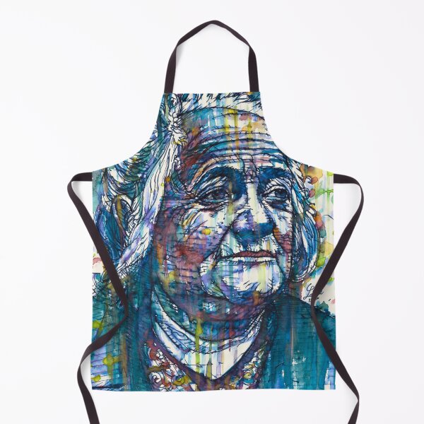Item preview, CLARA ZETKIN watercolor and ink portrait designed and sold by lautir.