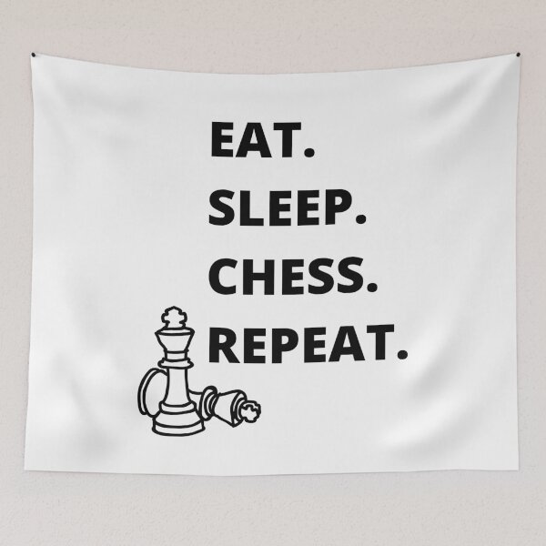 Item preview, Eat. Sleep. Chess. Repeat designed and sold by GameLingo.