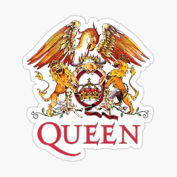 Logos-New-Queen Sticker