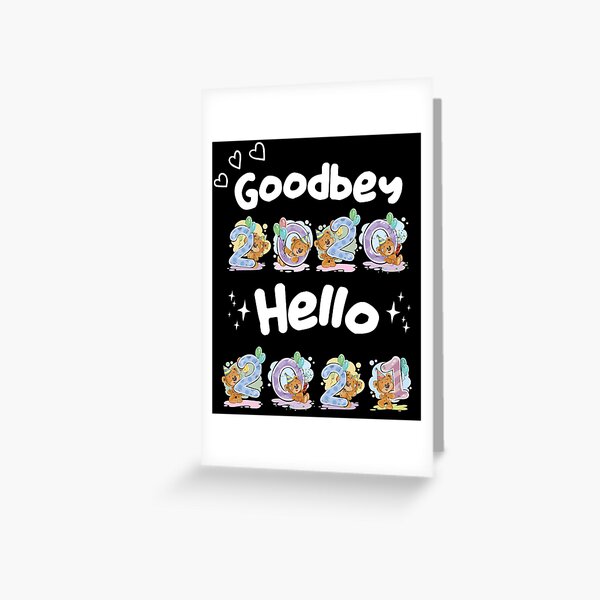Item preview, Goodbye 2020 Hello 2021 funny kids new year designed and sold by Messaadi7Ridha.