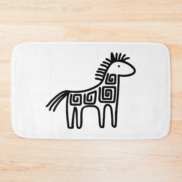 Item preview, horse, aztec, indian, mexican, symbols designed and sold by gandra.