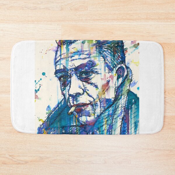 Item preview, ALBERT CAMUS watercolor and ink portrait designed and sold by lautir.