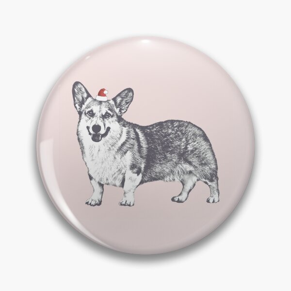 Item preview, Aqua the Corgi Santa Hat (PINK) designed and sold by kmkmonkay.
