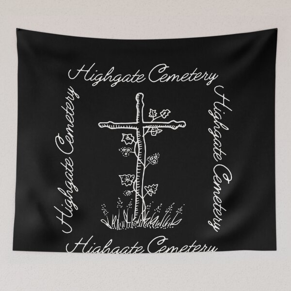 Item preview, Highgate Cemetery designed and sold by Cosmic Dust.