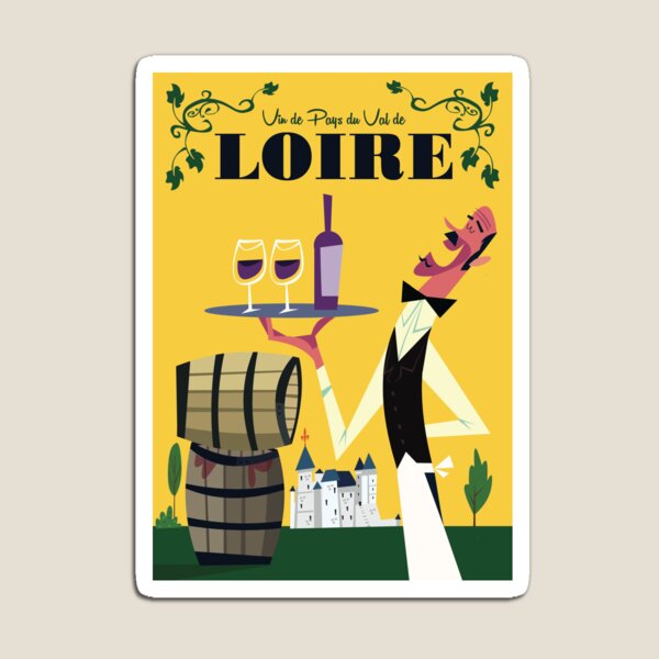 Item preview, Loire Valley poster designed and sold by GAGodel.