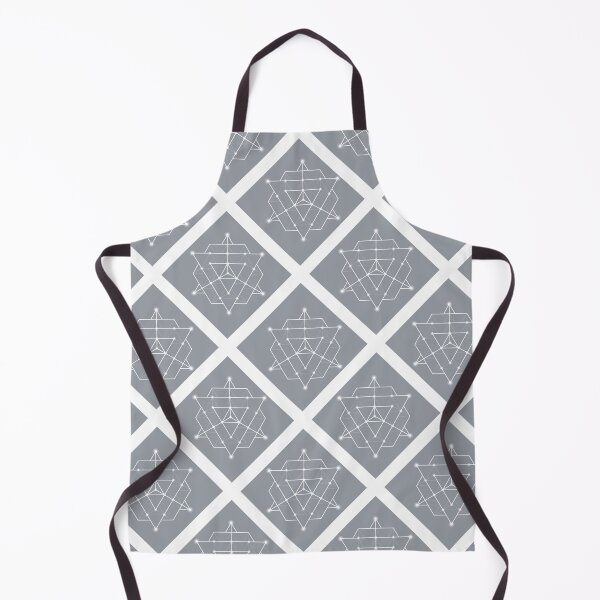 Item preview, Merkaba on White Diagonal Plaid Pattern (Charcoal Gray) designed and sold by squishyrainbow.
