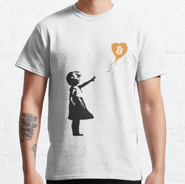 Sin Artista - Camiseta blanca Niña globo corazón (Adulto - niño)