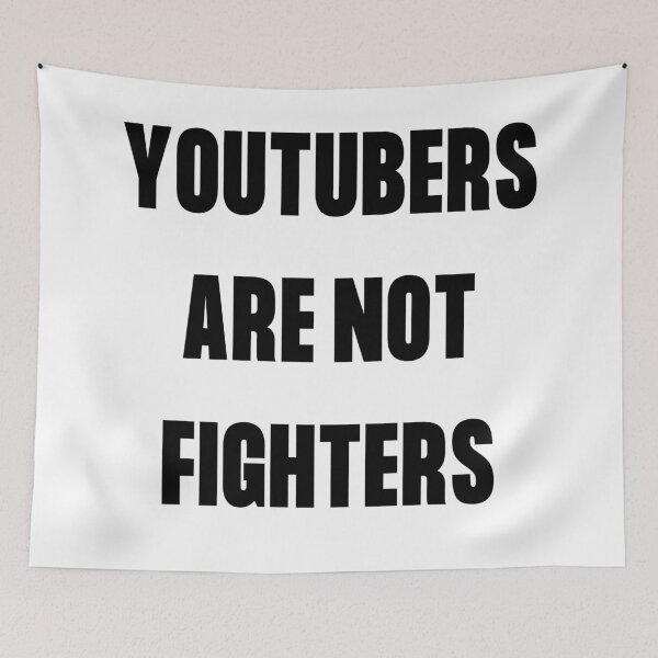 Item preview, Youtubers Are Not Fighters designed and sold by narcocynic.