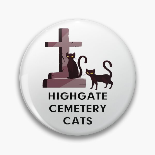 Item preview, Highgate Cemetery Cats designed and sold by Cosmic Dust.